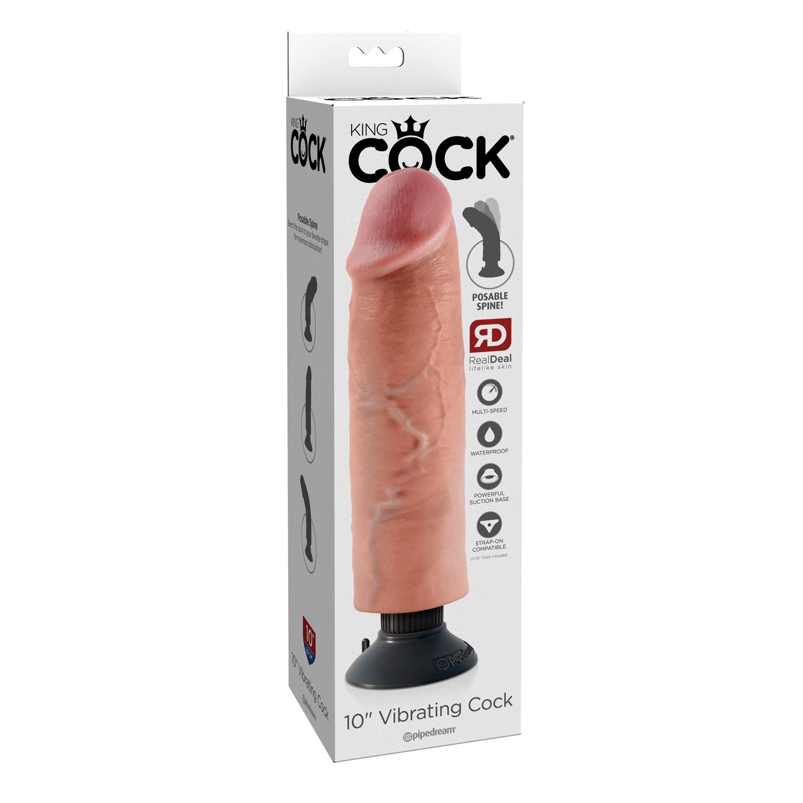 King Cock 10" Vibrator for Ultimate Satisfaction