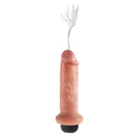 King Cock 6 inch Squirting Cock for Realistic Cum-Play