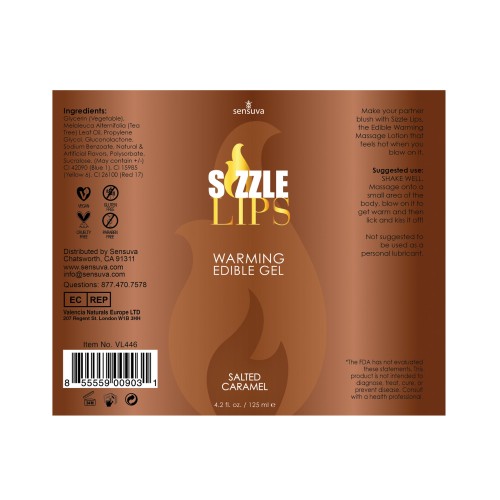 Sizzle Lips Warming Gel for Sensual Indulgence