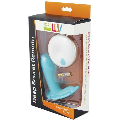 Vibrador Remoto de Panty GigaLuv Deep Secret Tiffany Blue