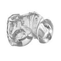 Master Series Detained 2.0 Chastity Cage - Clear