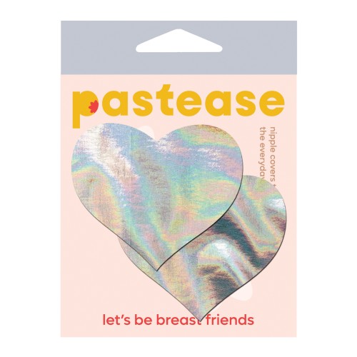 Pastease Premium Hologram Heart Silver O/S