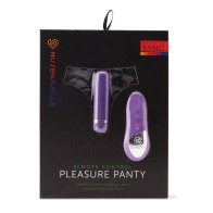 Panti Vibrador Nu Sensuelle Control Remoto Púrpura