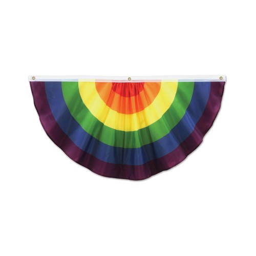 Rainbow Fabric Bunting for Decor