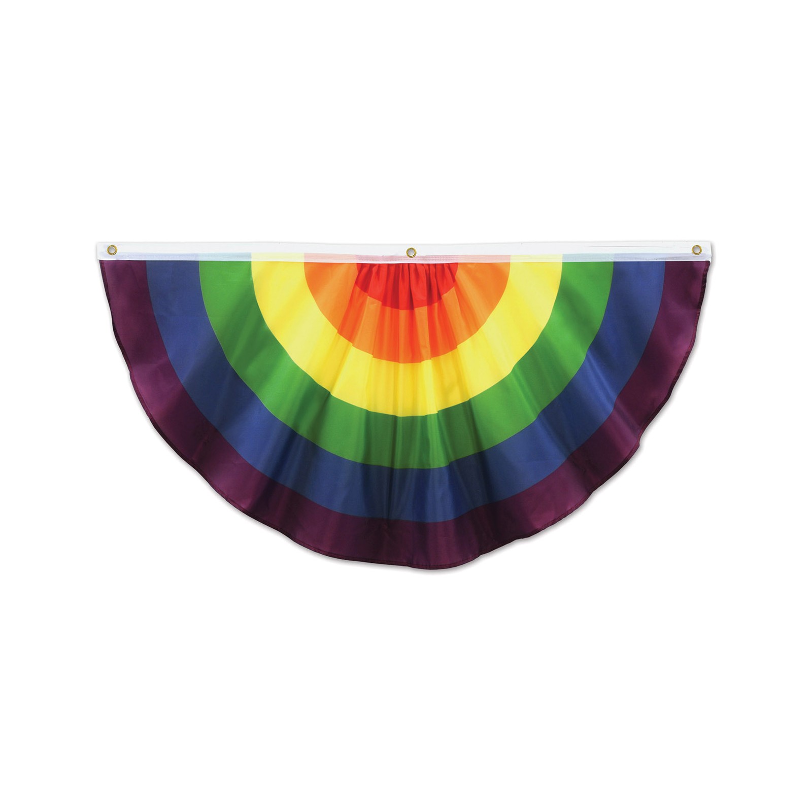 Rainbow Fabric Bunting for Decor