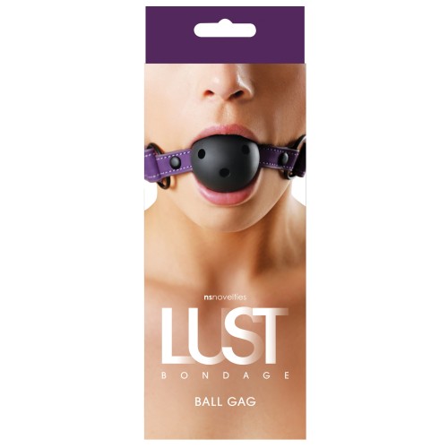 Gag Ball de Bondage Lust Púrpura