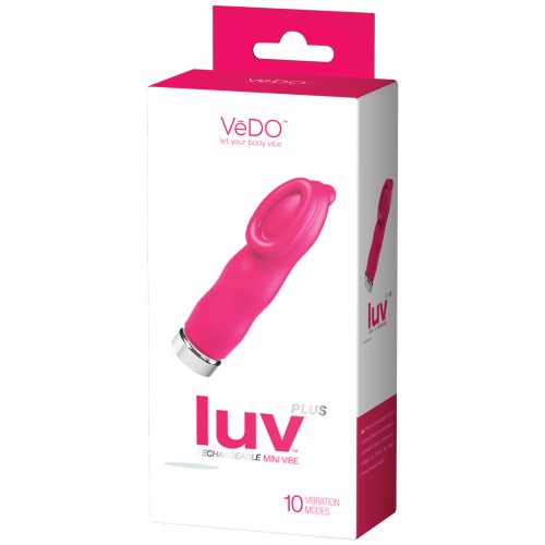 VeDO Luv Plus Rechargeable Vibe in Foxy Pink