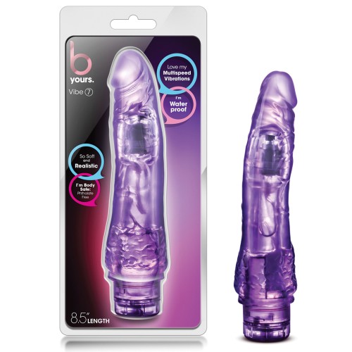 Blush B Yours Vibrador #7 - Vibrador Morado de 8.5 pulgadas