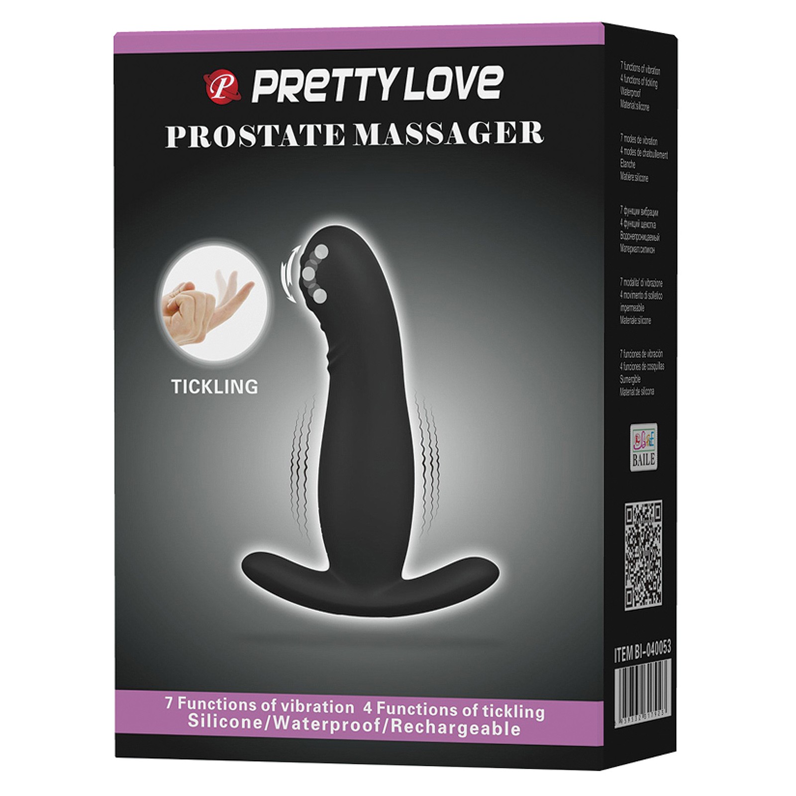 Masajeador Prostático Pretty Love Eudora - Placer Definitivo