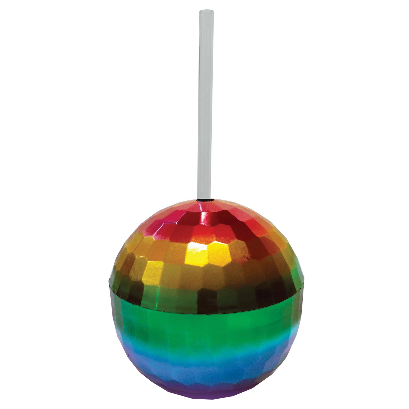 Rainbow Disco Ball Cup - 12 oz Fun Accessory