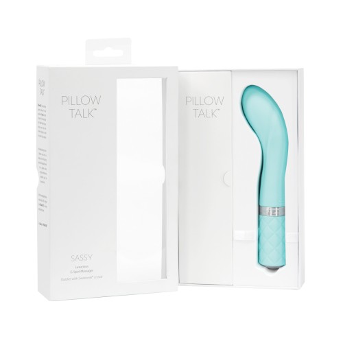 Pillow Talk Sassy G Spot Vibrator Teal