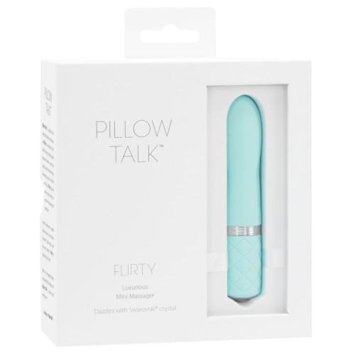 Pillow Talk Flirty Bullet Verde Azulado