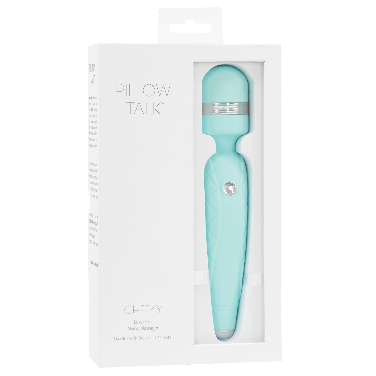 Pillow Talk Cheeky Wand Teal Vibrator