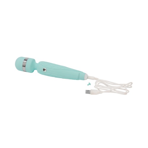 Pillow Talk Cheeky Wand Teal Vibrator