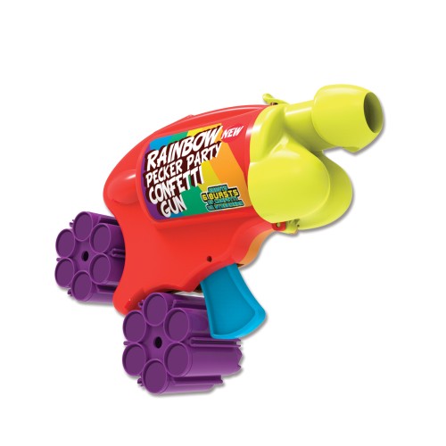 Rainbow Pecker Party Confetti Gun