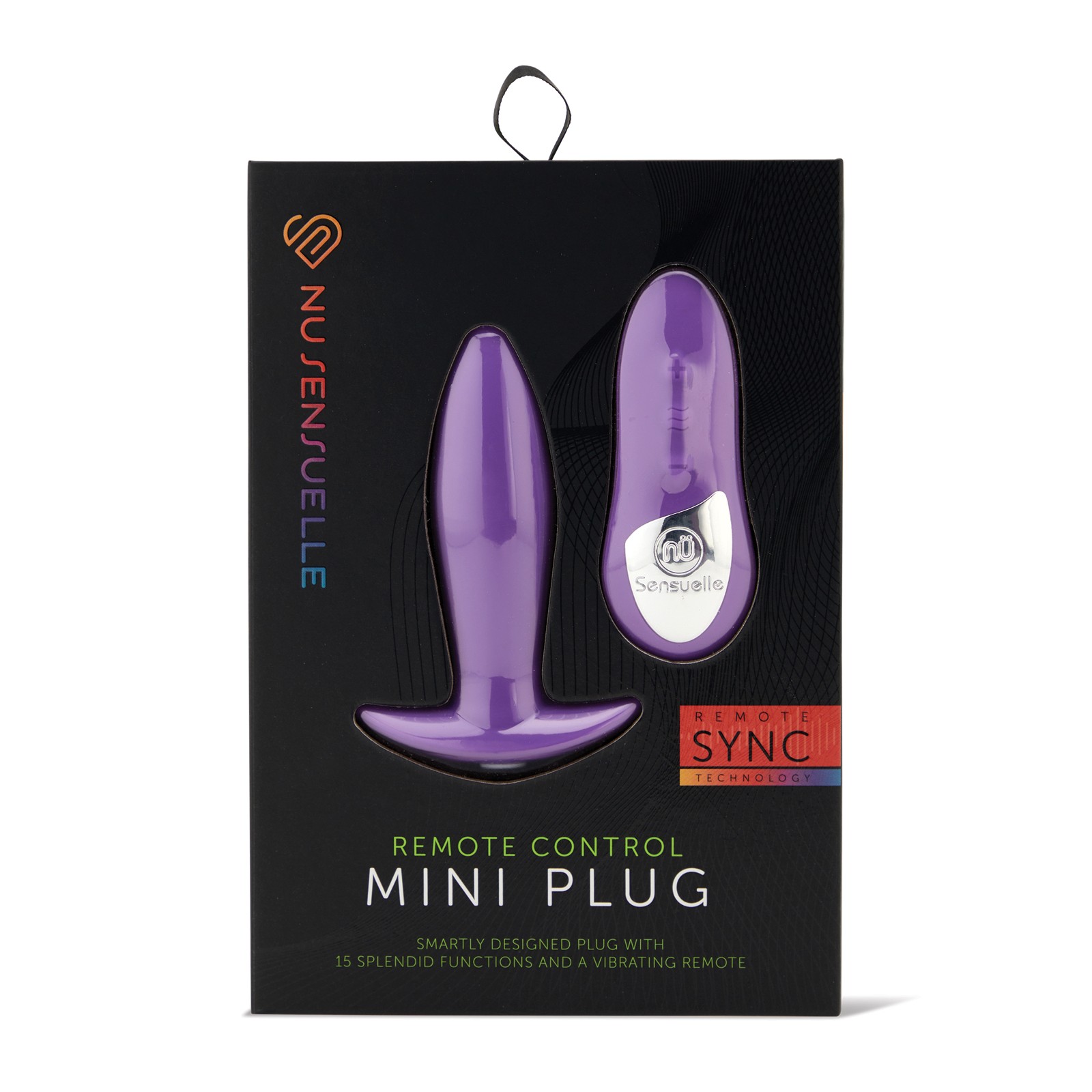 Mini Plug Recargable Control Remoto Nu Sensuelle Púrpura - Placer Definitivo