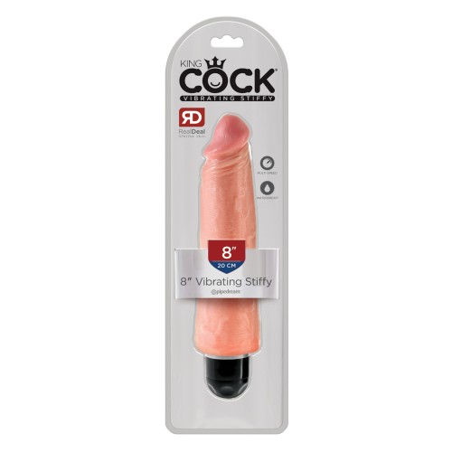 King Cock 8 Pulgadas Vibrador Stiffy Carne