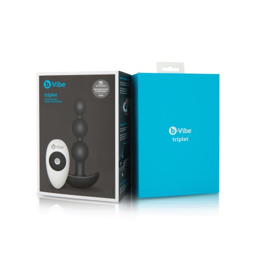 b-Vibe Remote Triplet Anal Beads for Enhanced Pleasure