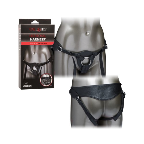 Her Royal Harness The Queen Adjustable Probe Harness Black