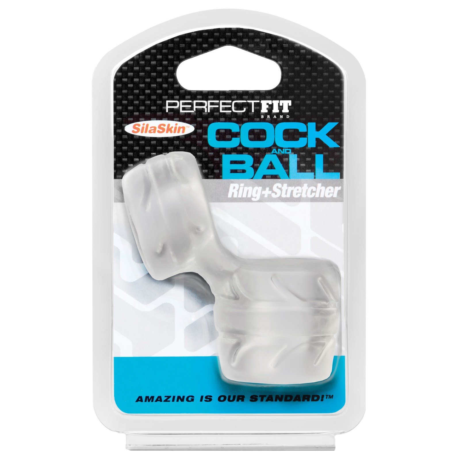 Perfect Fit SilaSkin Cock Ball Ring Clear