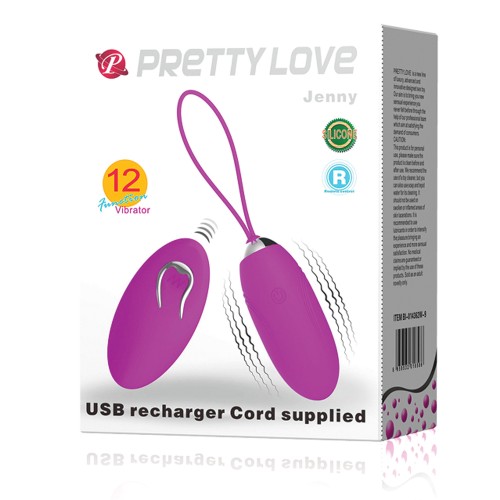 Vibrador Bullet Control Remoto Pretty Love Jenny - Fucsia