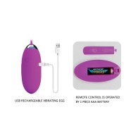 Vibrador Bullet Control Remoto Pretty Love Jenny - Fucsia