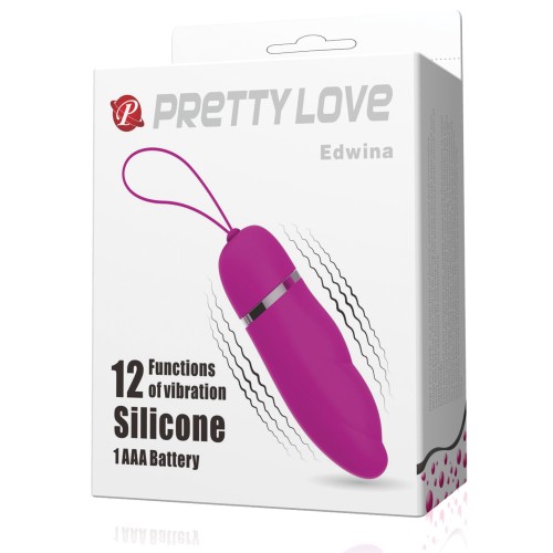 Huevo Vibrante Pretty Love Edwina Fucsia