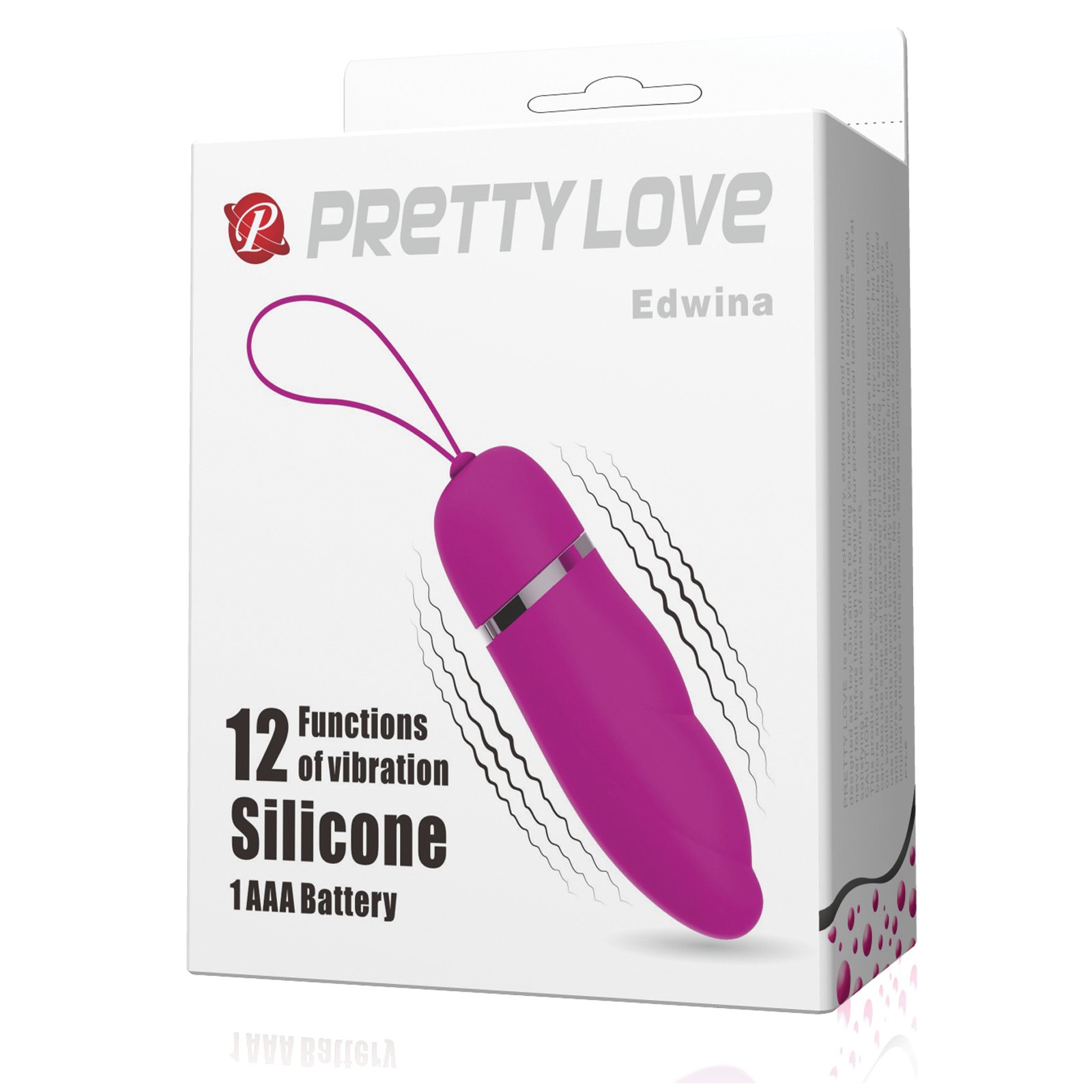 Huevo Vibrante Pretty Love Edwina Fucsia