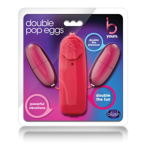 Double Pop Eggs by Blush B Yours in Cerise