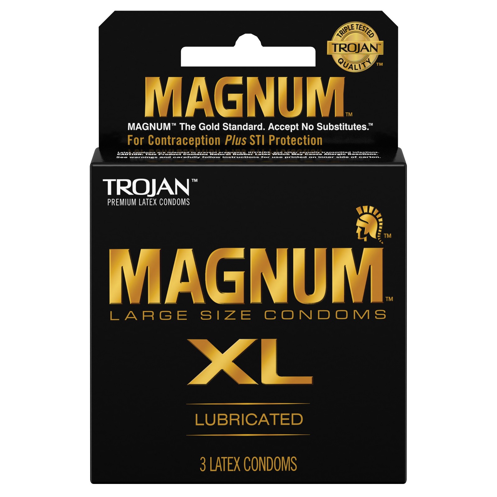 Preservativos Trojan Magnum XL - Pack de 3