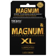 Preservativos Trojan Magnum XL - Pack de 3