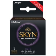 Condones SKYN Elite Ultra Finos Paquete de 3