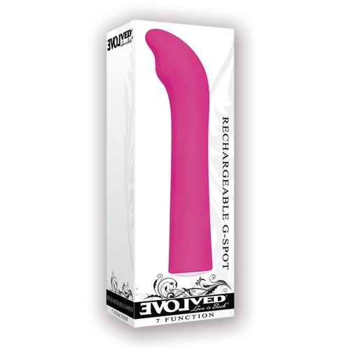 Evolved G Spot Vibe Rechargeable Pink