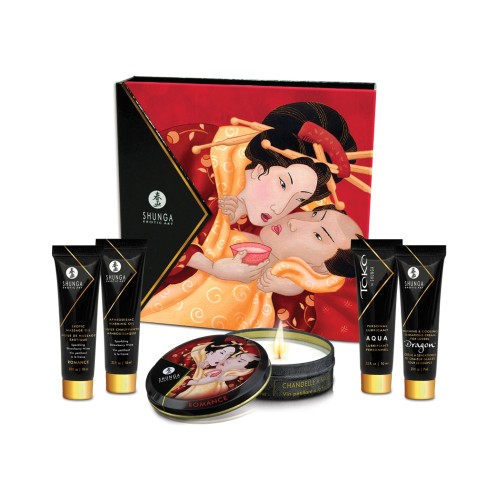 Set de Regalo de Lujo Geisha's Secret de Shunga - Vino de Fresa