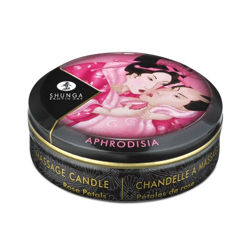 Shunga Aphrodisia Mini Candlelight Massage Candle with Roses