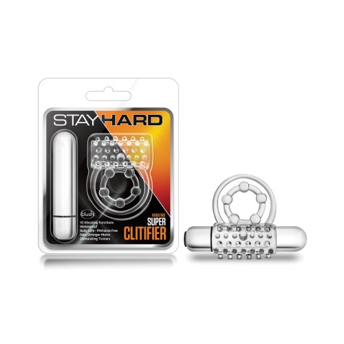 Anillo para el Pene Blush Stay Hard Super Clitifier - Transparente