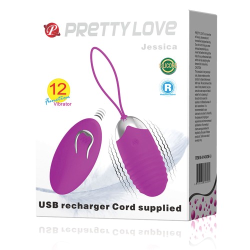 12 Function Egg Vibrator Fuchsia