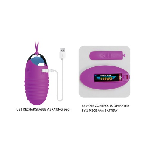 Vibrador de Huevos 12 Funciones Fucsia