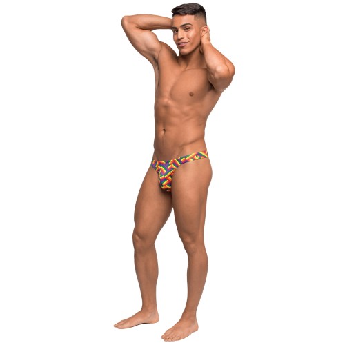 Pride Fest Contoured Rainbow Bong Thong