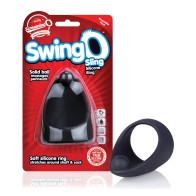 Screaming O SwingO Sling Negro Anillo para Pene con Masaje Perineal