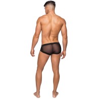 Hoser Stretch Mesh Micro Mini Short Black MD