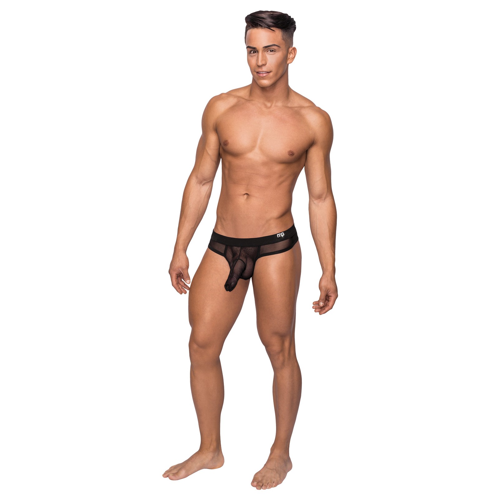 Tanga de Malla Hoser Negro L/XL