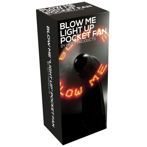 Blow Me Pocket Fan Black