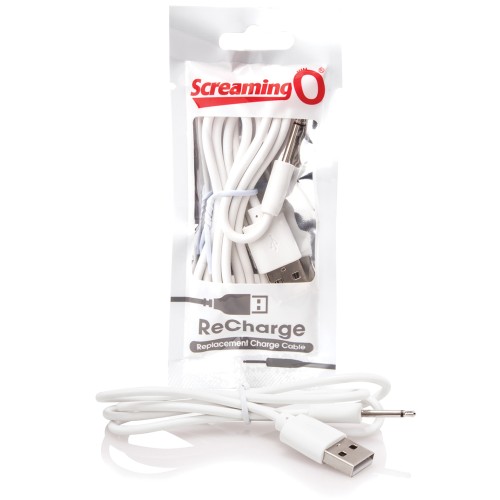 Screaming O Recharge Cable for Charged Vibrators