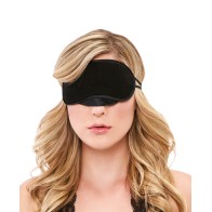 Lux Fetish Peek-A-Boo Love Mask - Black