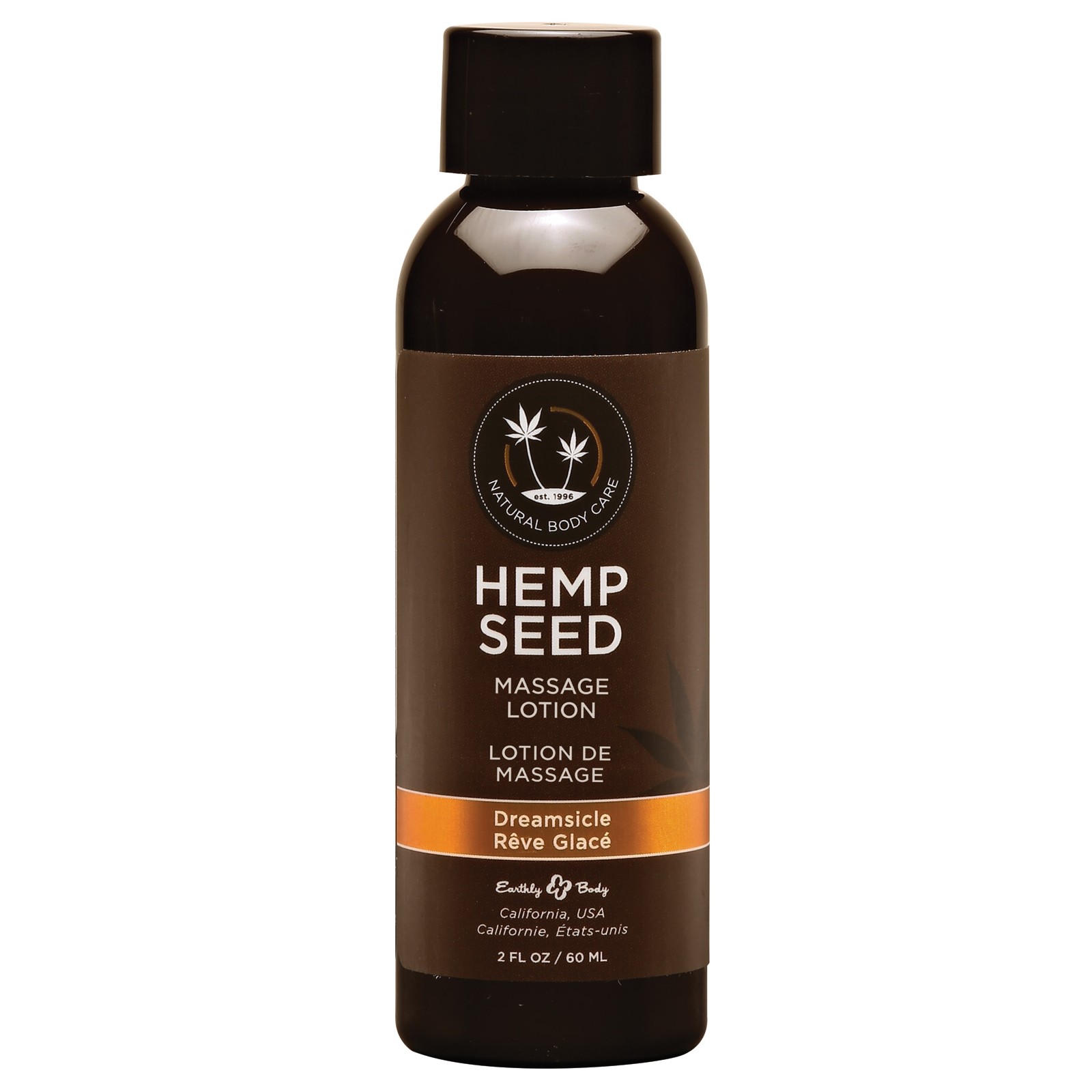 Earthly Body Hemp Seed Massage Lotion - 2 oz Dreamsicle