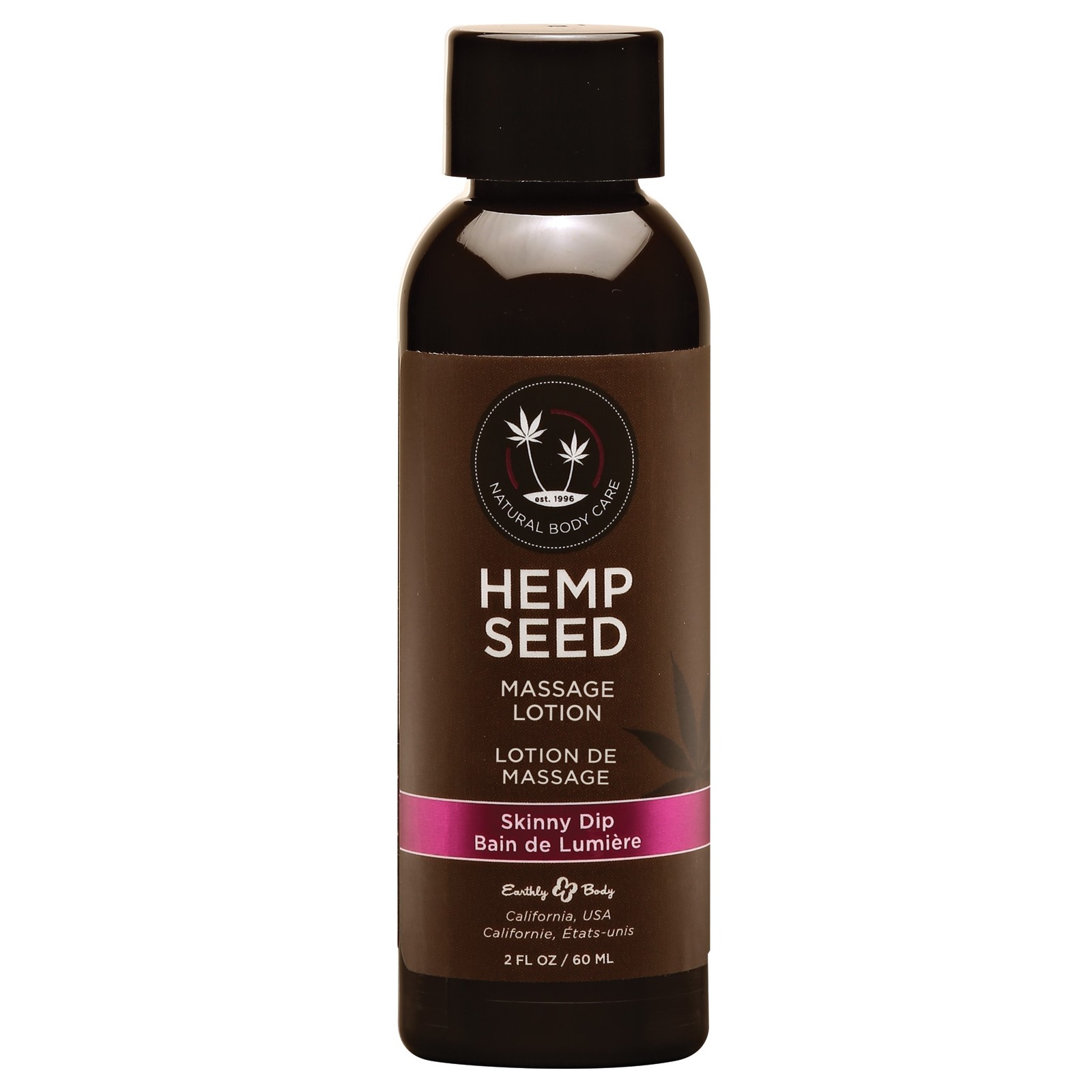 Earthly Body Hemp Seed Massage Lotion 2oz Skinny Dip