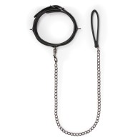 Easy Toys Fetish Collar with Leash - Black