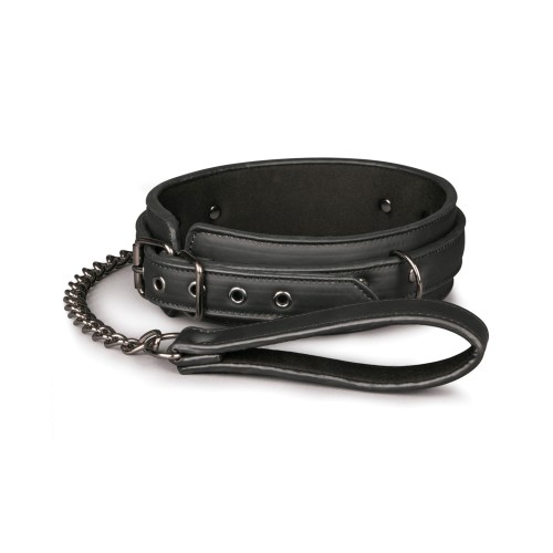 Easy Toys Fetish Collar with Leash - Black