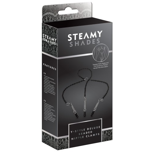 Pinzas para Pezones Y-Style de Steamy Shades para Estimulación Sensacional